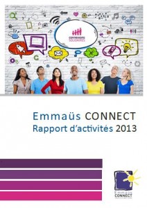 Couverture du rapport d'activité 2013 de Emmaüs Connect