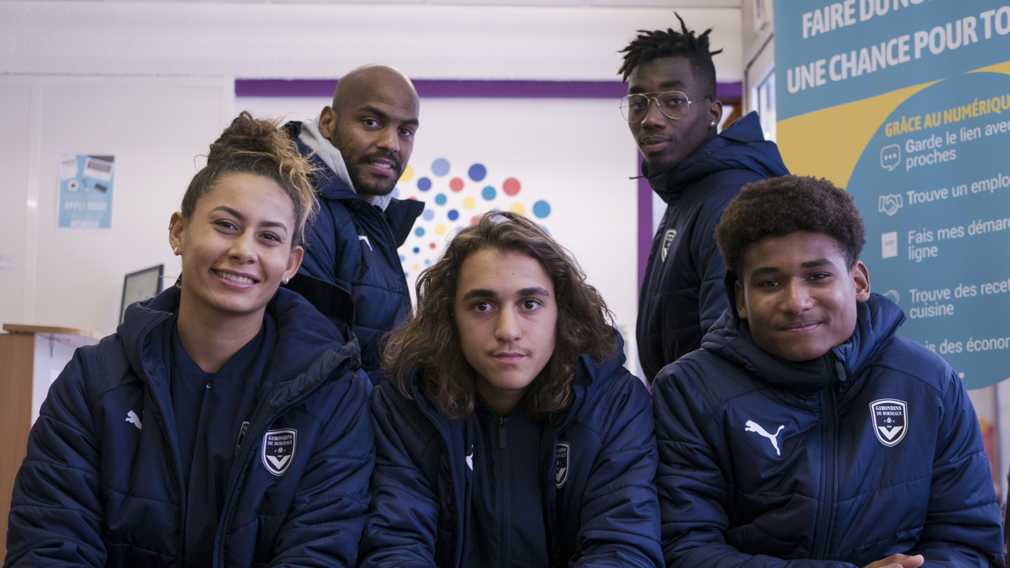 Le FC girondins de Bordeaux mouille le maillot pour Emmaüs Connect