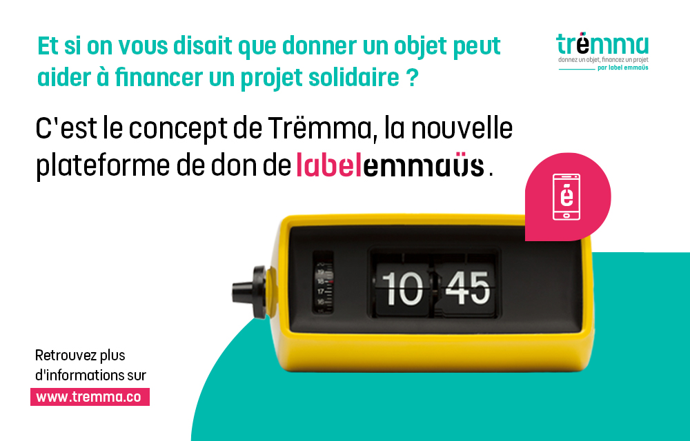 Trëmma x Emmaüs Connect : une campagne de financement participatif inédite