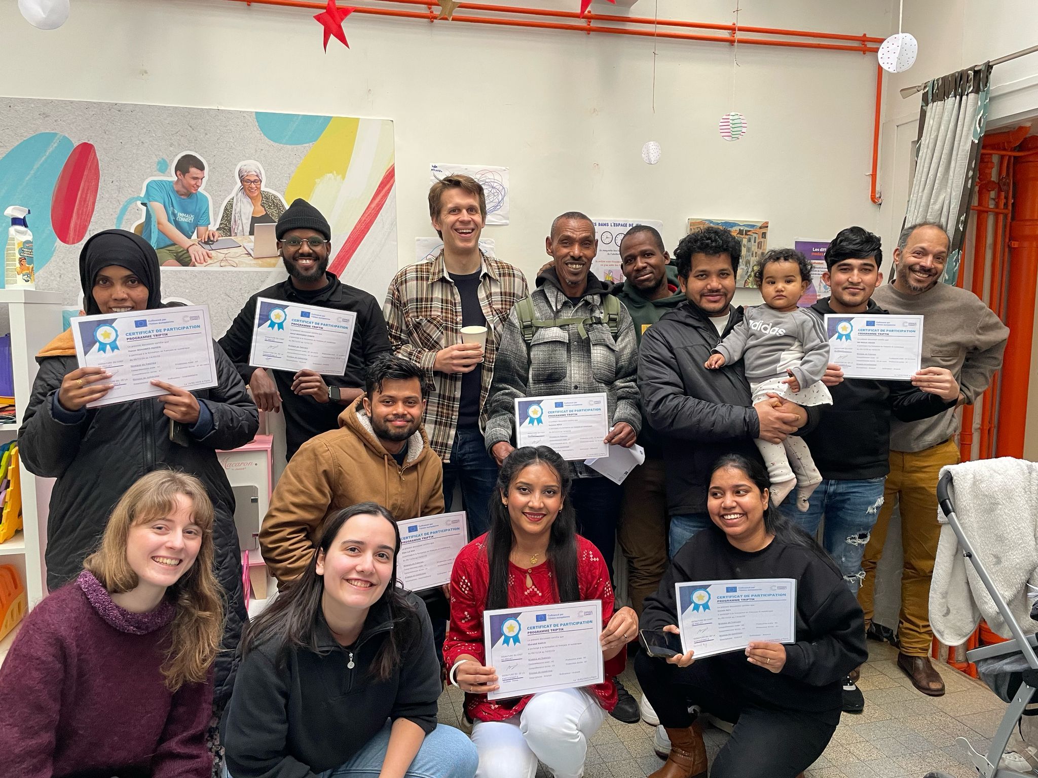 Participants du parcours Triptik